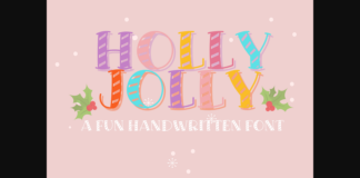 Holly Jolly Font Poster 1