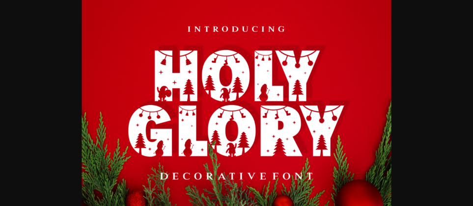 Holy Glory Font Poster 1