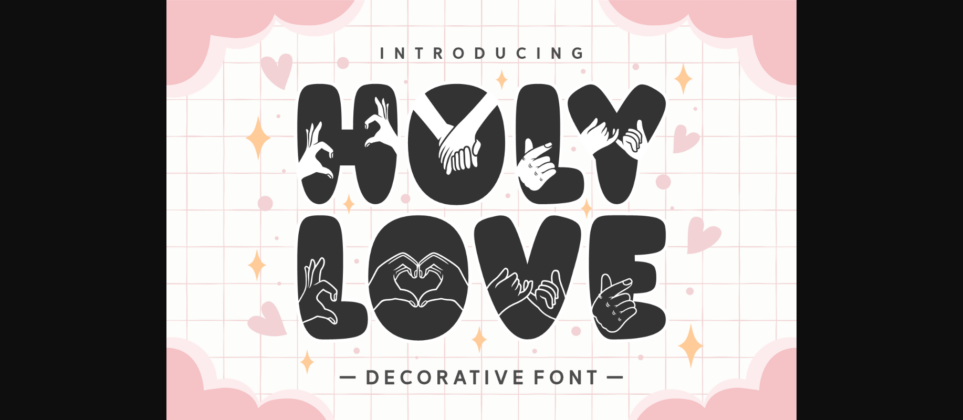 Holy Love Font Poster 3