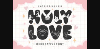 Holy Love Font Poster 1