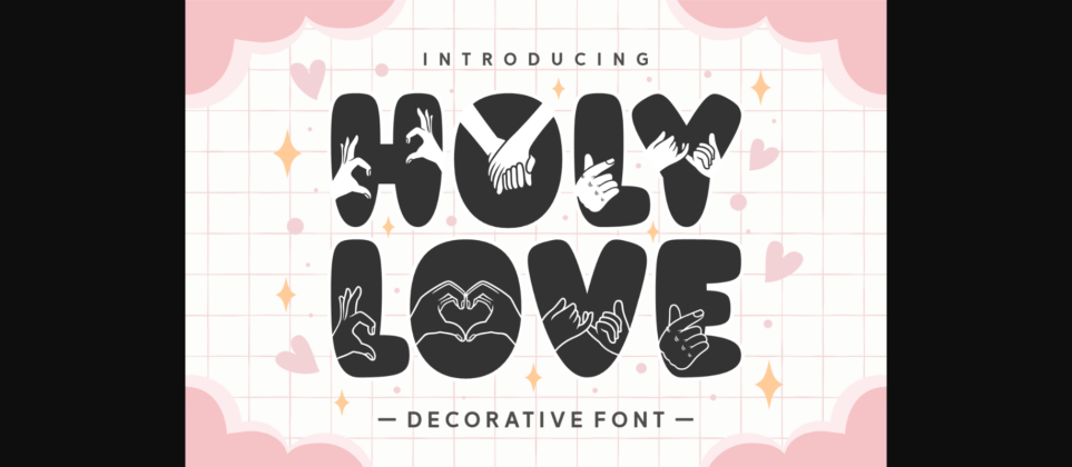 Holy Love Font Poster 1