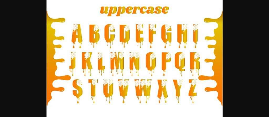 Honey Font Poster 4