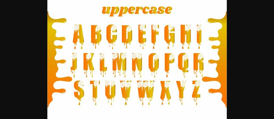 Honey Font Poster 2