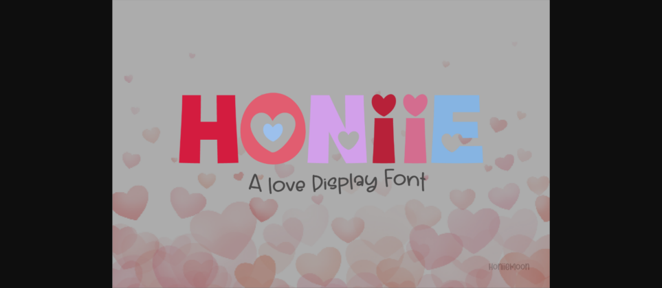 Honiie Font Poster 3