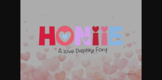 Honiie Font Poster 1