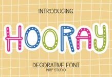 Hooray Font Poster 1