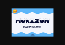 Horizon Font Poster 1