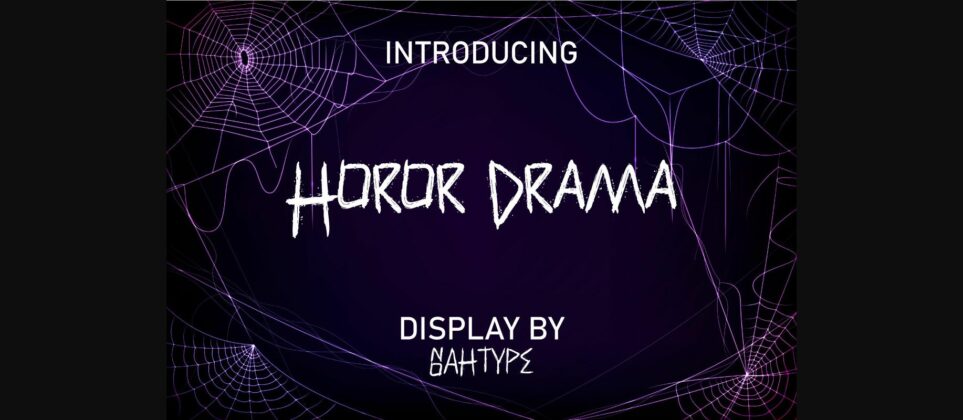 Horor Drama Font Poster 3