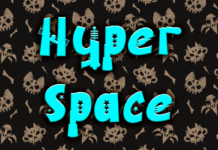 Hyper Space Font Poster 1