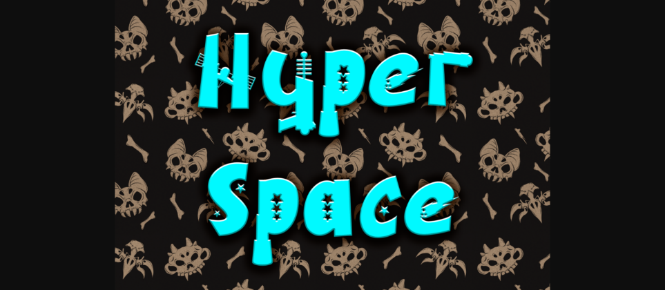 Hyper Space Font Poster 1