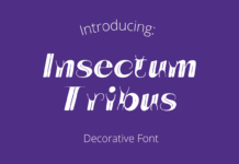 Insectum Tribus Font Poster 1