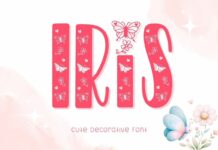 Iris Font Poster 1