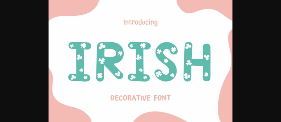 Irish Font Poster 3