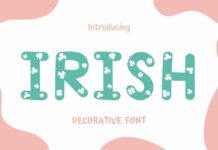 Irish Font Poster 1