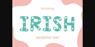Irish Font Poster 1