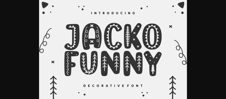 Jacko Funny Font Poster 3