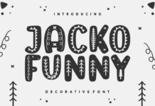 Jacko Funny Font Poster 1