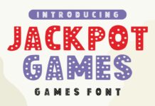 Jackpot Games Font Poster 1