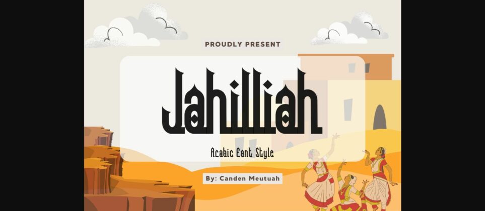 Jahilliah Font Poster 3