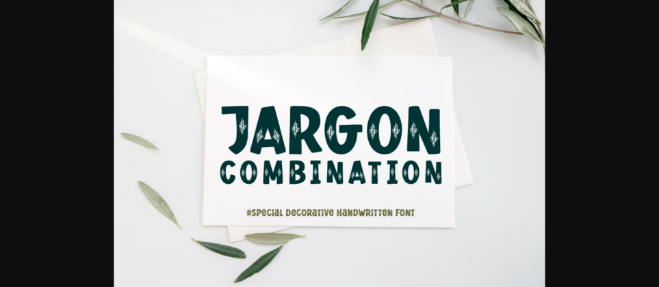 Jargon Font Poster 1