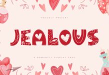 Jealous Font Poster 1