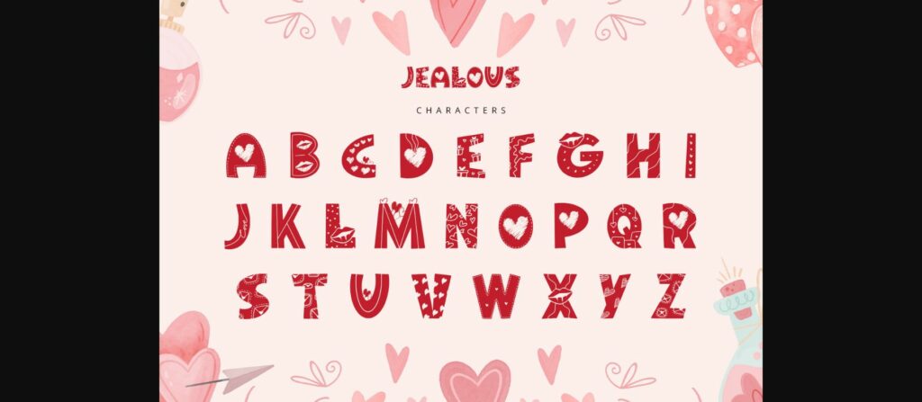 Jealous Font Poster 11