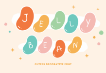 Jelly Bean Font Poster 1