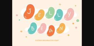 Jelly Bean Font Poster 1