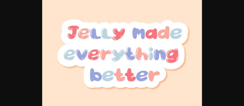Jelly Fox Font Poster 4