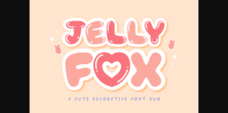 Jelly Fox Font Poster 1