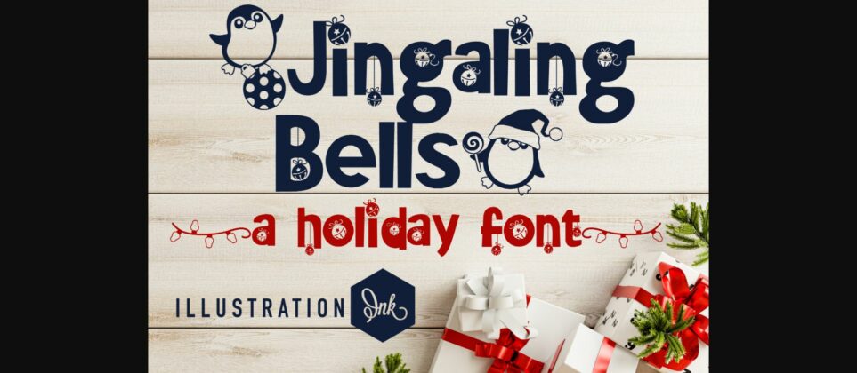 Jingaling Bells Font Poster 3