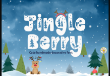 Jingle Berry Font Poster 1