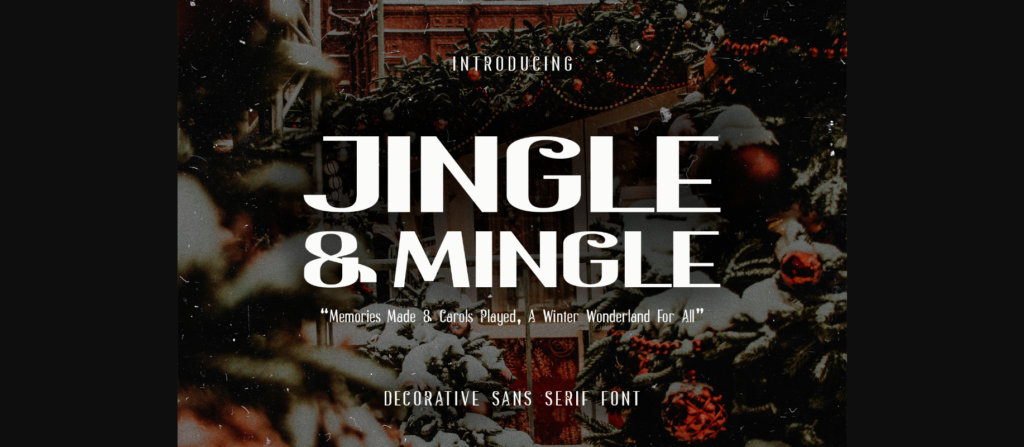Jingle & Mingle Font Poster 3