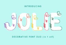 Jolie Font Poster 1