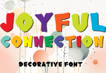Joyful Connection Font Joyful Connection Font Poster 1