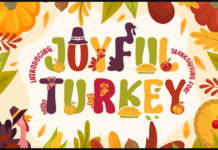 Joyful Turkey Font Poster 1