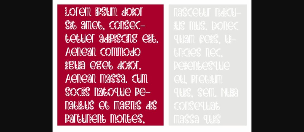 Juneberry Merry Font Poster 6