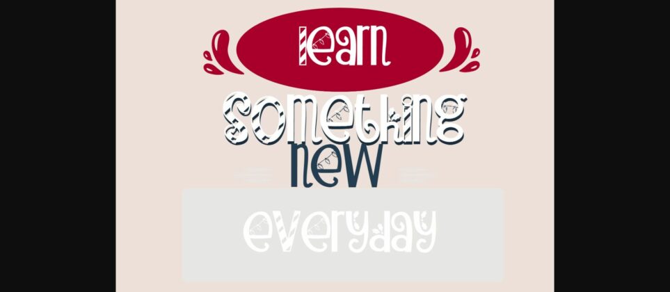 Juneberry Merry Font Poster 8