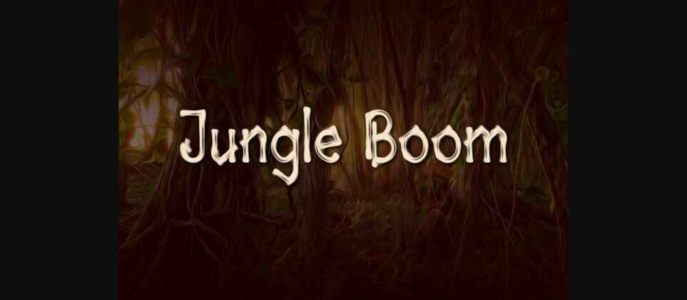 Jungle Boom Font Poster 3