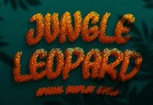 Jungle Leopard Font Jungle Leopard Font Poster 1