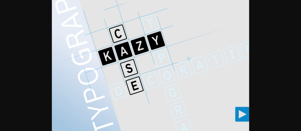 Kazycase Font Poster 3