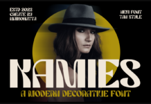 Kamies Font Kamies Font Poster 1