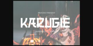 Karugie Font Poster 1