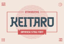 Keitaro Font Poster 1
