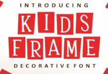 Kids Frame Font Poster 1