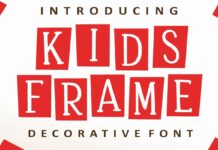 Kids Frame Font Poster 1