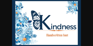 Kindness Font Poster 1