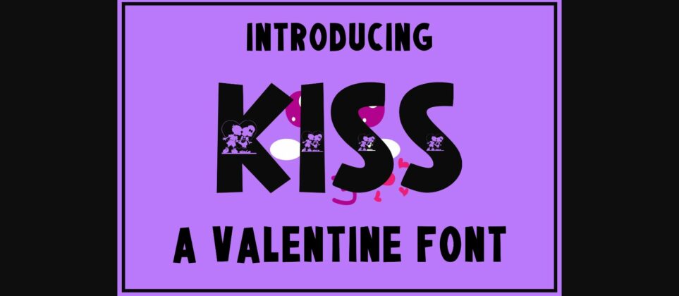 Kiss Font Poster 1