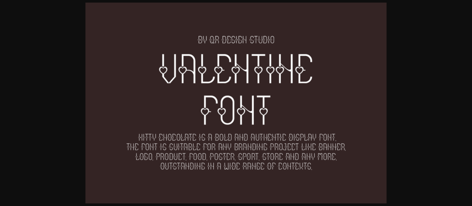 Kitty Chocolate Font Poster 4