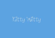Kitty Witty Font Poster 1